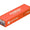 Acebeam Keylight 500 orange keychain flashlight sitting flat, angled view on a white background