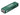 Acebeam Keylight 500 teal keychain flashlight sitting flat, angled view on a white background