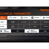 Acebeam W10 Pro USB-C Rechargeable LEP Flashlight - 750 Lumens - Includes 1 x 21700 - Black or Desert Tan