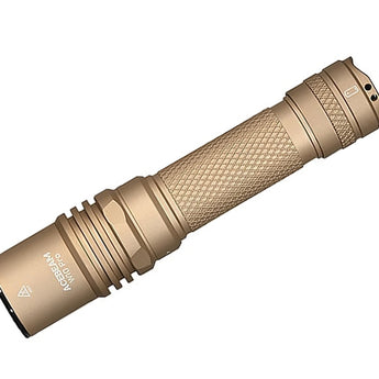 Acebeam W10 Pro USB-C Rechargeable LEP Flashlight - 750 Lumens - Includes 1 x 21700 - Black or Desert Tan