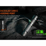 Acebeam W10 Pro USB-C Rechargeable LEP Flashlight - 750 Lumens - Includes 1 x 21700 - Black or Desert Tan