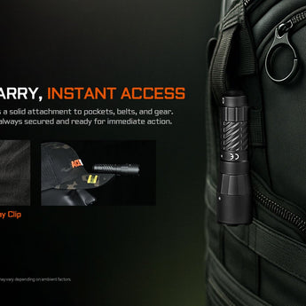Acebeam W20 - Two-Way Pocket Clip Slide