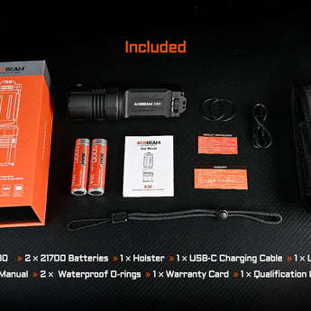 Acebeam X30 - Accessories Slide