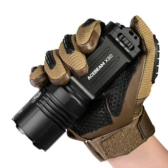 Acebeam X30 - Held In Gloved Hand