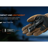 Acebeam K1 Compact LED Flashlight - 1000 Lumens - CREE XP-LR - Includes 1 x 14500 with Built-in USB-C Charging Port - Black or Teal