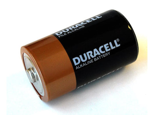 Duracell Duralock D Cell CopperTop Alkaline Battery - Uncarded Bulk - Made in the USA ( MN-1300)
