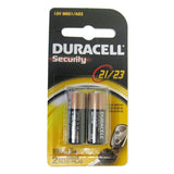 Duracell Security MN21-B2PK A23 21/23 12V Alkaline Button Top Batteries (MN21B2PK) - 2 Piece Retail Card