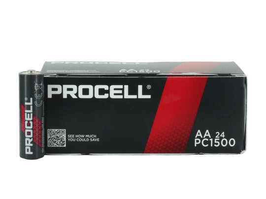 Duracell Procell AA 24-Pack Box with Single Piece on Side