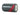 Duracell Procell D-Cell Angled View of Button Top