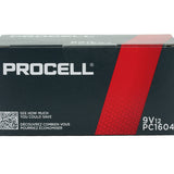 Duracell Procell PC1604 (12PK) 9V Alkaline Batteries with Snap Connectors (PC1604BKD) - Contractor Pack of 12