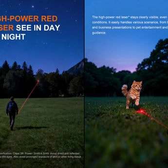 Fenix E06R Pro USB-C Rechargeable All-Purpose Flat Flashlight - 1600 Lumens - Spot, Flood, UV & Red Laser - Multiple Colors Available