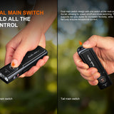 Fenix E06R Pro USB-C Rechargeable All-Purpose Flat Flashlight - 1600 Lumens - Spot, Flood, UV & Red Laser - Multiple Colors Available