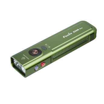 Fenix E06R Pro USB-C Rechargeable All-Purpose Flat Flashlight - 1600 Lumens - Spot, Flood, UV & Red Laser - Multiple Colors Available