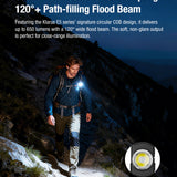 Klarus E5 Ultra Magnetic Flat-Light - Spot, Flood, and Red Light - USB-C Rechargeable 1400mAh Li-ion Battery - Multiple Colorways