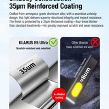 Klarus E5 Ultra Magnetic Flat-Light - Spot, Flood, and Red Light - USB-C Rechargeable 1400mAh Li-ion Battery - Multiple Colorways