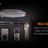 Fitorch EC10 V2.0 LED Flashlight - CREE XP-L - 1000 Lumens - Includes 1 x 14500 with Micro-USB Charging Port