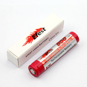 Efest 1090 IMR 14650 950mAh 3.7V Unprotected Lithium Manganese (LiMn2O4) Flat Top Battery - Boxed
