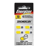 Energizer 10 Hearing Aid Battery Zinc Air 4-Pack - AZ10E-4