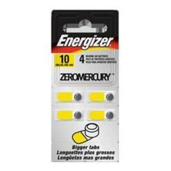 Energizer 10 Hearing Aid Battery Zinc Air 4-Pack - AZ10E-4