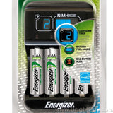 Energizer 4 Bay Smart Charger for AA and AAA NiMH Batteries - Includes 4 x AA NiMH Batteries (CHP4WB4)