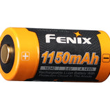 Fenix rechargeable battery with 1150mAh capacity on a white background