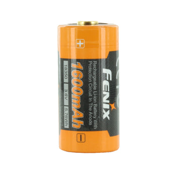 Fenix ARB-L18-1600 18350 1600mAh 3.6V Protected Lithium Ion (Li-ion) Button Top Battery