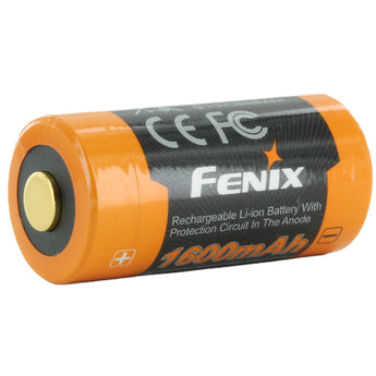Fenix ARB-L18-1600 18350 1600mAh 3.6V Protected Lithium Ion (Li-ion) Button Top Battery
