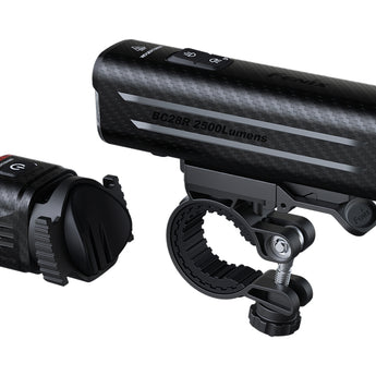 Fenix BC28R - Both Lights - Back Left Facing Angle