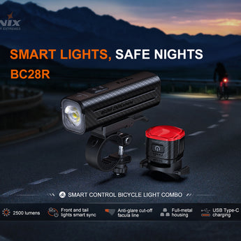 Fenix BC28R - Smart-Linked Bike Light Combo