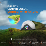 Fenix CL20R Pro USB-C Rechargeable Magnetic Camping Lantern - White, Red, and RGB - Includes 1 x 1900mAh Li-ion Battery Pack - Multiple Colorways