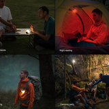 Fenix CL20R Pro USB-C Rechargeable Magnetic Camping Lantern - White, Red, and RGB - Includes 1 x 1900mAh Li-ion Battery Pack - Multiple Colorways