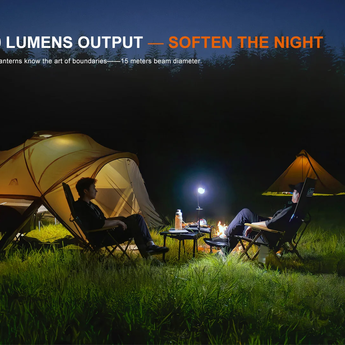 Fenix CL20R Pro USB-C Rechargeable Magnetic Camping Lantern - White, Red, and RGB - Includes 1 x 1900mAh Li-ion Battery Pack - Multiple Colorways