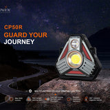 Fenix CP50R USB-C Rechargeable Work Light Informational Slide - Guard Your Journey, Multifunction Vehicle Camping Lantern