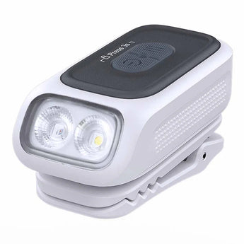 Fenix E04R, White - Front Left Facing Angle, LEDs Aiming Up