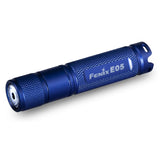 Fenix E05 LED Flashlight with 27 Lumen CREE R2 LED - Uses 1xAAA - Blue Body