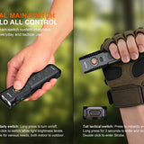 Fenix E08R UE Flat Flashlight - Dual Side and Tail Switches