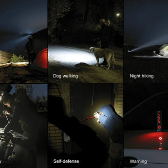 Fenix E08R UE Flat Flashlight - Scenarios of Use - Camping, Dog Walking, Emergencies, and More