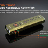 Fenix E08R UE Flat Flashlight - Lockout Mode