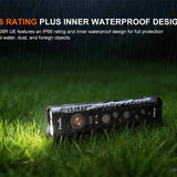Fenix E08R UE Flat Flashlight - IP66 Waterproof Rating