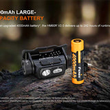 Fenix HM60R V2.0 USB-C Rechargeable LED Headlamp - 1600 Lumens - Luminus SST40-GEN2 - Includes 1 x 21700