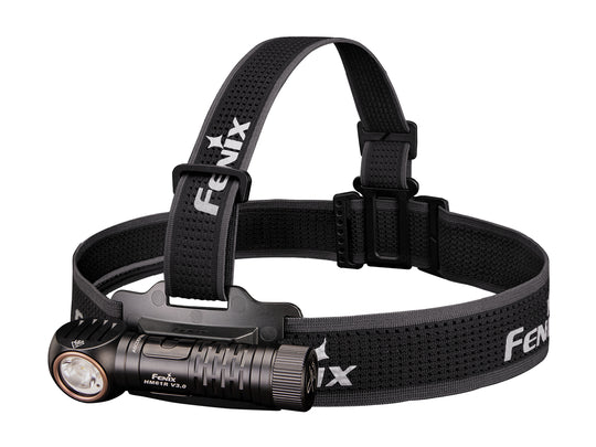 Fenix HM61R V3.0 in headlamp left-facing