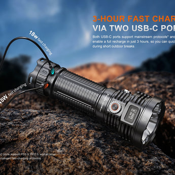 Fenix LR50R V2 - Dual USB-C Quick Charge Ports