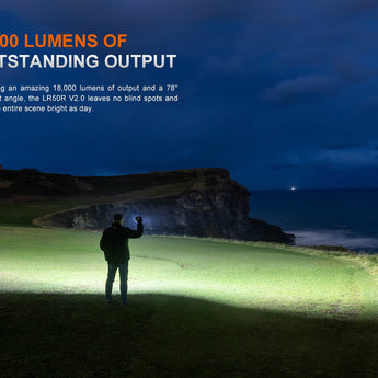 Fenix LR50R V2 - Max Brightness up to 18000 Lumens