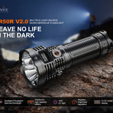 Fenix LR50R V2 - Specifications Overview - Searchlight with Spot, Flood, UV, and Red Light