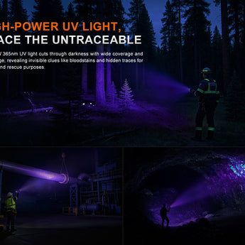 Fenix LR50R V2 - UV Outputs up to 10 Watts with 365nm Wavelength