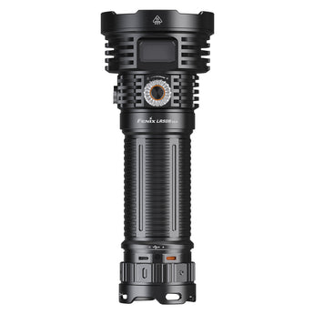 Fenix LR50R V2 - Standing Upright, Facing OLED Screen, USB Ports Open