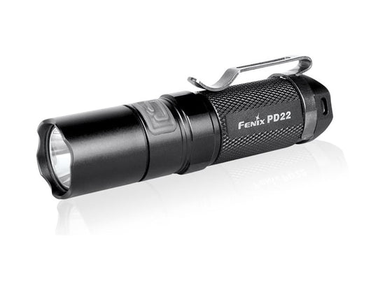Fenix PD22 LED Flashlight with Side Mode Switch - 200 Lumens - Cree S2 LED - Uses 1 x CR123A Battery