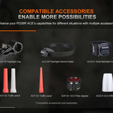 Fenix PD26R ACE USB-C Rechargeable LED Flashlight Informational Slide - Compatible Accessories Enable More Possibilities 