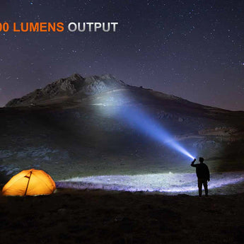 Fenix PD26R ACE USB-C Rechargeable LED Flashlight Informational Slide - 1300 Lumens Output