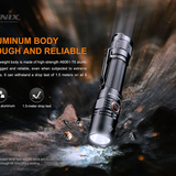 Fenix PD35 V3.0 Tactical LED Flashlight - 1700 Lumens - Luminus SFT40 - Includes 1 x Micro-USB Rechargeable 18650